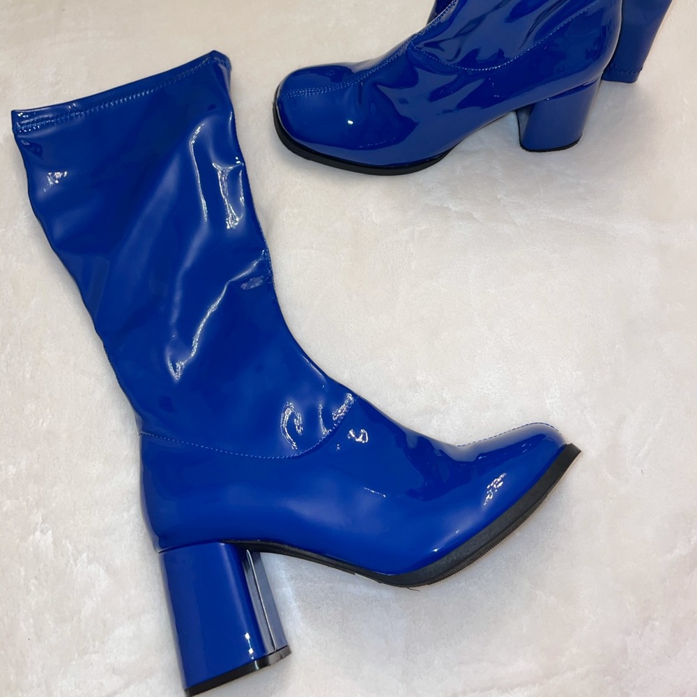 Go go boots / small boots / blue boots